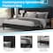 Flash Furniture Charcoal King Fabric Upholstered Platform Bed HG-3WPB21-K04-K-BK-GG - alternate 5